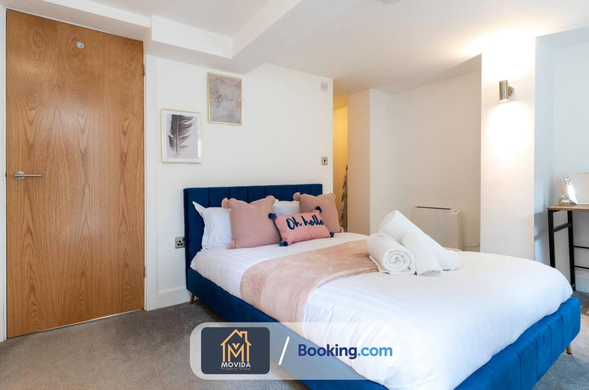 Stylish Two Bed Town Centre Apartment By Movida Property Group Short Lets & Serviced Accommodation With Parking Harrogate Eksteriør bilde